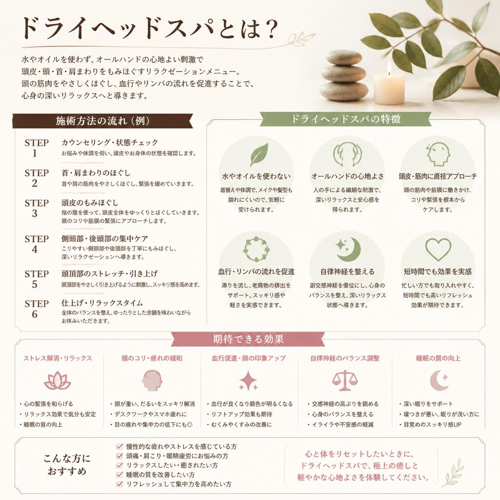 ドライヘッドスパって何？