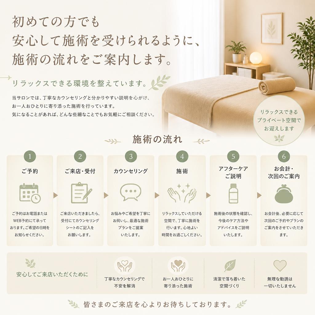 施術の流れ