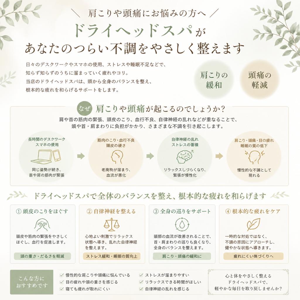 肩こりに悩むすべての方へ