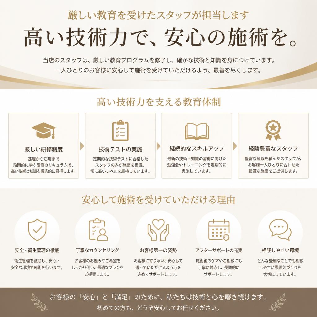 技術に裏打ちされた癒し